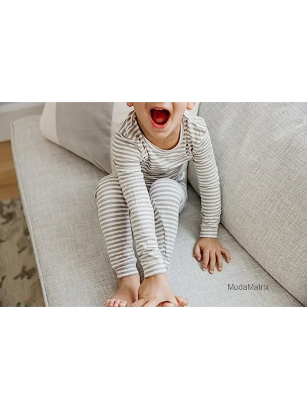 Kids' Long Sleeve Pajama Set Ultra-Soft Tag-Free 2 Piece